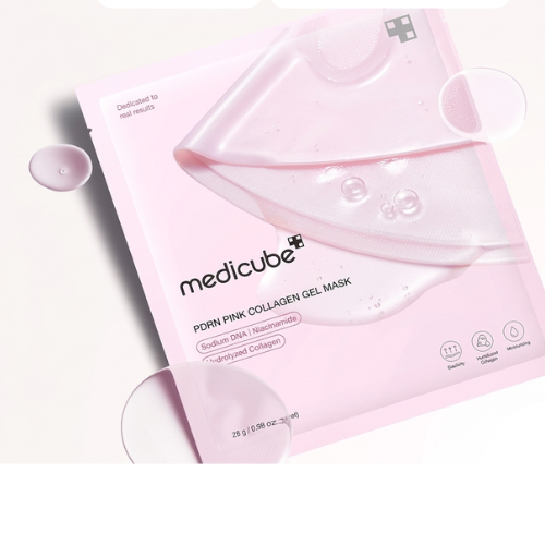 Medicube PDRN Pink Collagen Gel Mask set (28g,x 4 sheets)